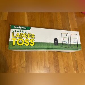 Classic Ladder Toss Game Set - Black and White